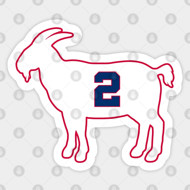 Moses Malone Philadelphia Goat Qiangy Sticker by qiangdade